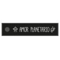 Llavero negro "Amor Planetario"